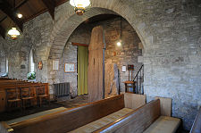 Aisle Containing Carves Stones