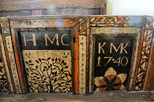 Painted Pew, North Gallery