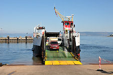 Loch Riddon Unloading in Largs