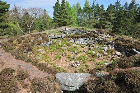 The Broch from the Wall, With the Intermural Stairs in the Foreground