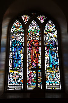 Stained Glass in the East Wall