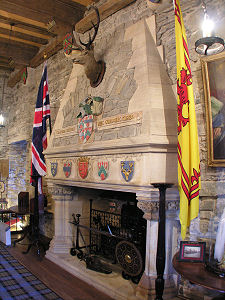 Fireplace in Great Hall