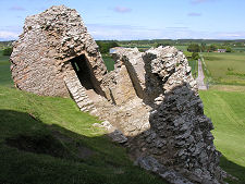 Collapsed Section of the Motte