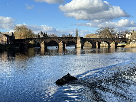 The Bridge from the South in Winter Sunshine