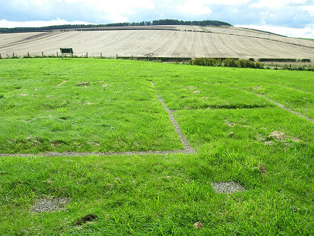 Layout of the Two Halls Shown on the Ground