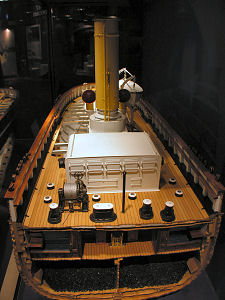 Cutaway Model of Ship