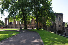 Approaching the Abbey Ruins