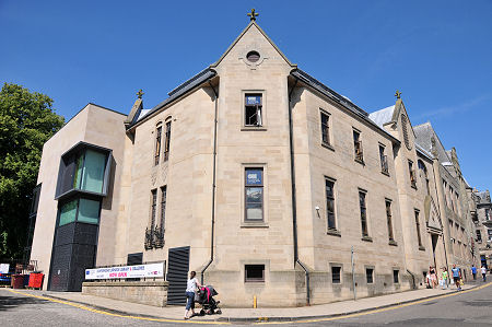 Old Meets New: Library & Galleries Seen from the South-East
