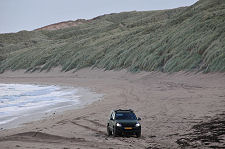 Dutch Military Vehicle on Beach