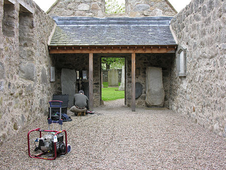 The Symbol Stones in the West End of the Chapel