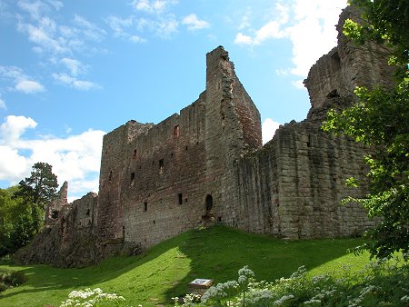 Hailes Castle from the North-West