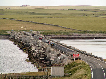 Churchill Barrier Number 1 Seen from the North