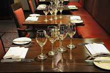 Tables Set for Dinner