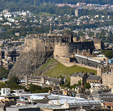 Edinburgh Castle from Arthur's Seat