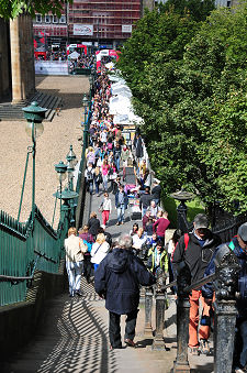 Playfair Steps During the Fringe