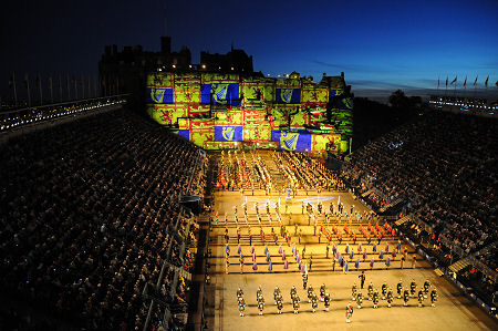 The Royal Edinburgh Military Tattoo Celebrates HM The Queen's Diamond Jubilee in 2012