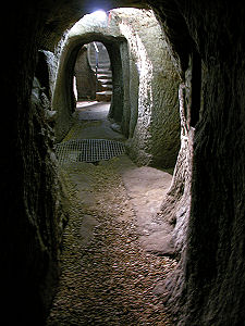 View Along a Passageway
