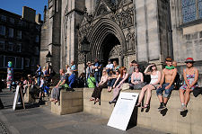 Crowds Enjoying the Festival
