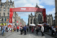 St Giles During the Festival