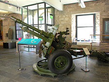 17 Pounder Gun in Reception Area