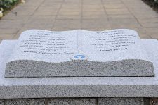 Bible in a Biblical Garden