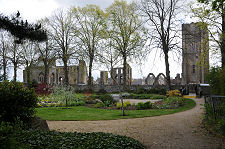 Elgin Cathedral Seen from Garden