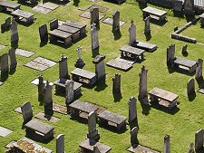 Gravestones from Above