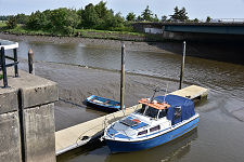 River Carron at the Kelpies