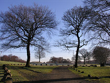 Car park: the vehicle gate may be locked, but there is space to park nearby
