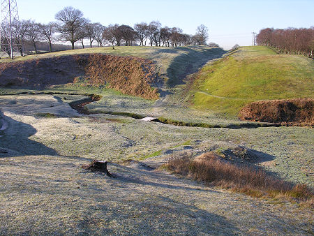 Wall West of the Burn in Winter