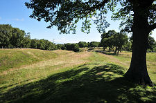 West of Rough Castle in Summer