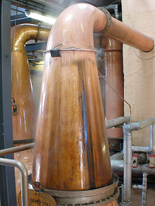 Water-Cooled Spirit Still Neck