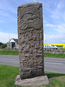 Rear of the Roadside Cross Slab