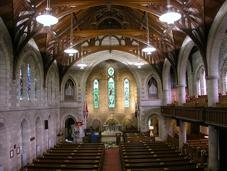 St Laurence Church from the West Gallery