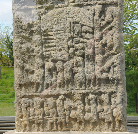 Carvings on Lower Part of Rear Face