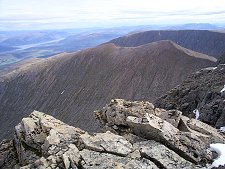 Aonach Mor beyond Carn Mor Dearg