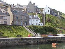 Village Terraces Above Harbour