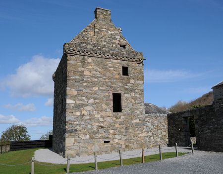 Carsluith Castle from the West