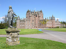 One of the Statues Flanking the Avenue