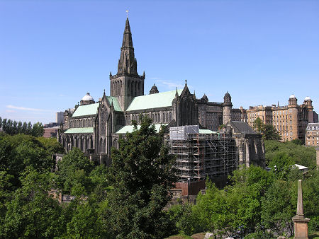 Glasgow Cathedral Seen from Glasgow Necropolis