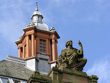Statue at Rooftop Level
