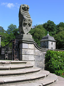Gatepost Lion & Garden Pavilion