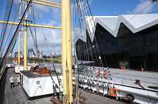 Riverside Museum from the Glenlee
