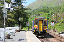 Train Departing Towards Mallaig