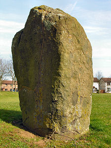 Second View of Larger Vertical Stone