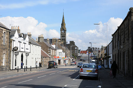 Looking East Along Leslie High Street