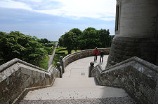 Looking Down Towards the Terrace