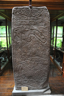 Rear of Golspie Cross Slab