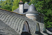 Rooflines of the Estate Buildings