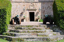 Steps from Lawn and Front Door